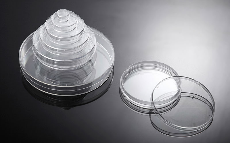 TCD010100  10.0cm细胞培养皿 60.8cm2,表面处理，灭菌