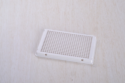 GP020493 PCR板，384，透明白框