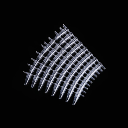 GP020818 PCR八联管，0.1ml，透明，突盖，八连管