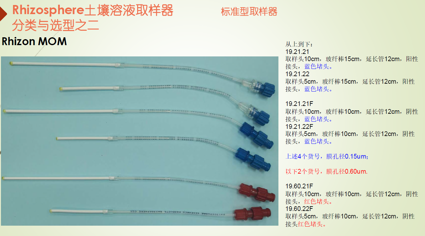 TOMST Rhizon MOM土壤溶液取样器（标准型取样器）