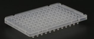 96孔荧光定量PCR板，100 μl磨砂，半裙边，单切角（A1）(MQ50101)