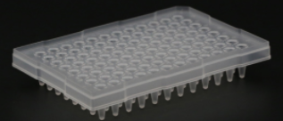 96孔荧光定量PCR板，200 μl磨砂，半裙边，单切角（A12）(MQ50501)