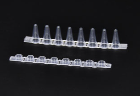 高透光PCR八联管+盖，100 μl，透明 （MQ61101S）