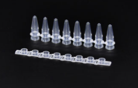 PCR八联管+盖，100 μl，白色 （MQ61301S）