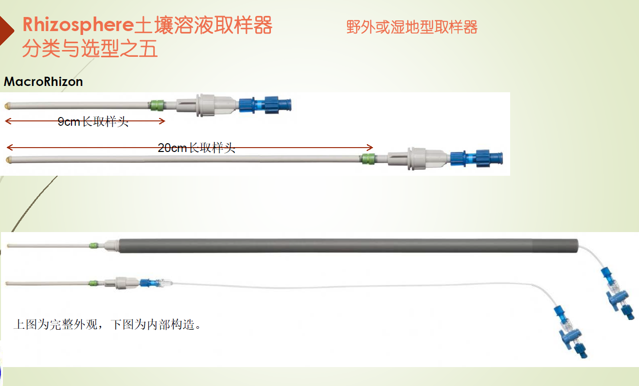 TOMST MacroRhizon 土壤溶液取样器（野外或湿地型取样器）