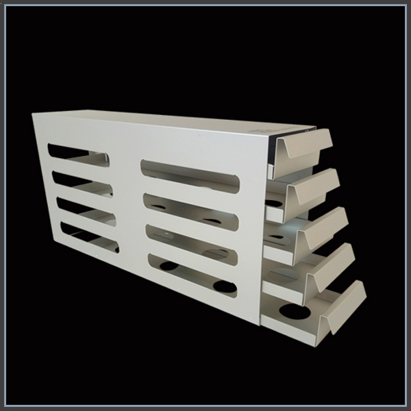 滑槽式抽屉型铝制冻存架